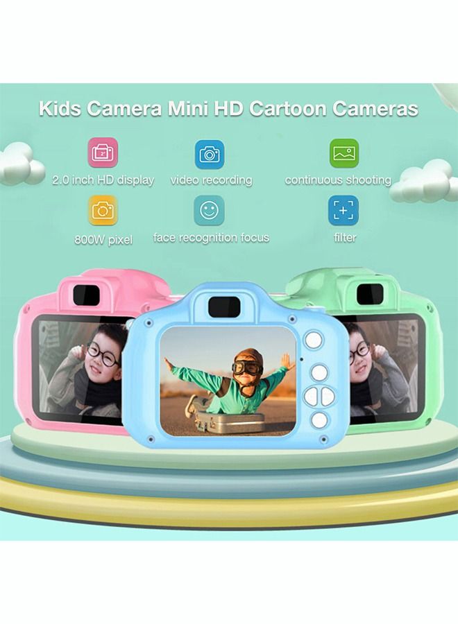 Kids Camera for Boys for 4-8 Year Old Boy Selfie Camera for Toddler Digital Video Camera Toys for 3 4 5 6 7 8 Year Old Boys with 32GB SD Card by Rindol -Blue