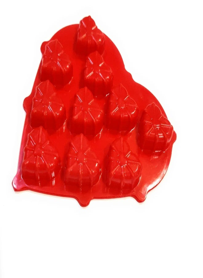 BAKERS 4U قالب سيليكون على شكل قلب للشوكولاتة، عبوة واحدة (متعدد الألوان) - Image 3