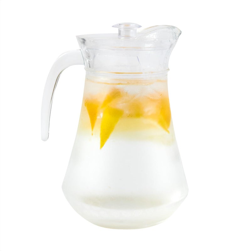 GOLDBEARUK Large Glass Jug with Lid  13L Pitcher Jug