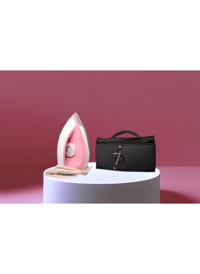 Shrux Shrux Iron Storage Carry Case With Handle and Secure Zipper Closer Dust and Scratch Proof Heavy Fabric Iron Storage Pouch Easy to carry Soft Foam Material Comact Cloth Press Protective Guard  - Image 4