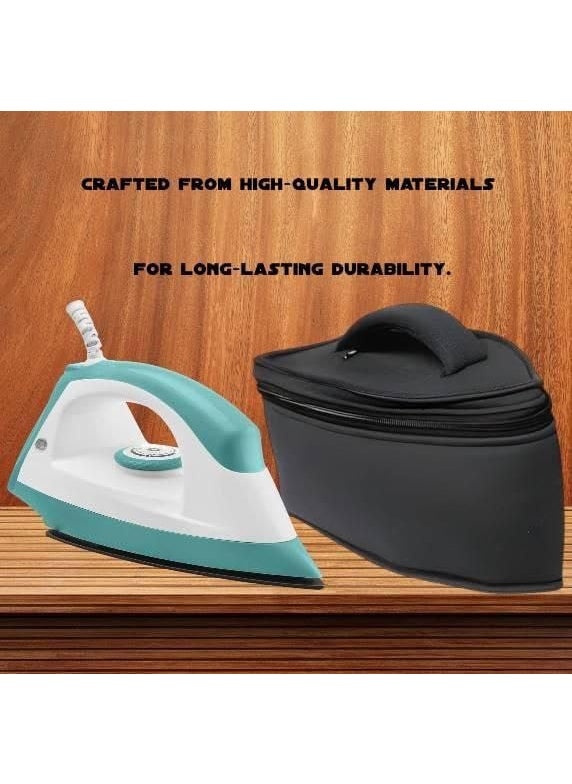 Shrux Shrux Iron Storage Carry Case With Handle and Secure Zipper Closer Dust and Scratch Proof Heavy Fabric Iron Storage Pouch Easy to carry Soft Foam Material Comact Cloth Press Protective Guard  - Image 3