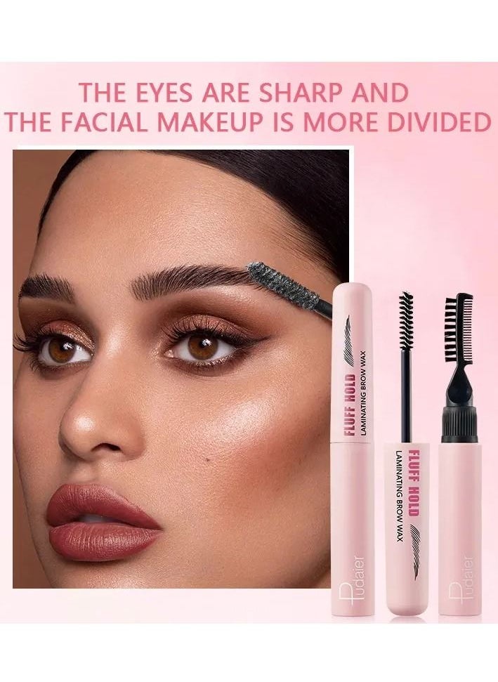 pudaier - Fluff Hold Laminating Brow Wax Eyebrow Setting Gel Brow Fix Gel Waterproof and Sweat Proof Eyebrow Repair Liquid Brows Non Sticky And Long Lasting Eyebrow Wax - Image 1