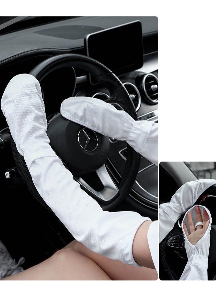 Women's Gloves Driving Gloves Summer Sun Protection UV Protection Ice Sleeves - Image 1