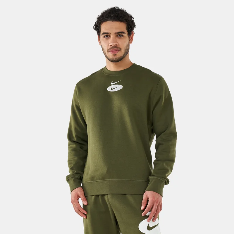 Nike Men's Sportswear Swoosh League Fleece Crew Sweatshirt
