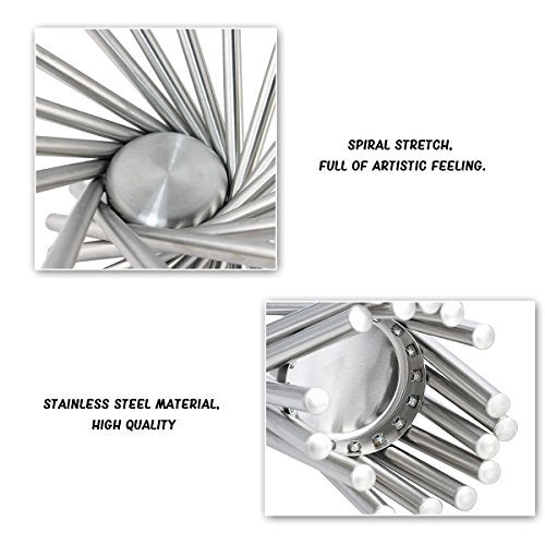 Unigift Creative Stainless Steel Rotation Fruit Bowl/Fruit Basket/Fruit Stand/Fruit Holder - Image 5