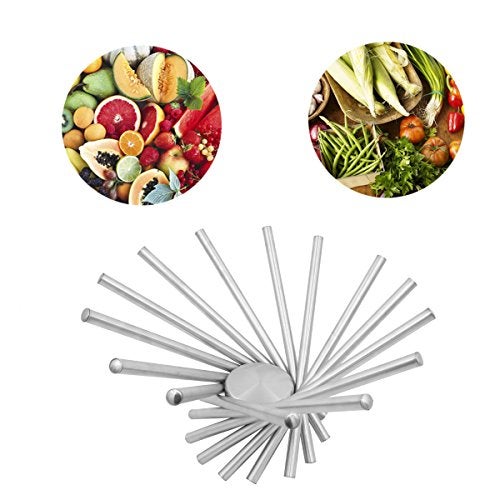 Unigift Creative Stainless Steel Rotation Fruit Bowl/Fruit Basket/Fruit Stand/Fruit Holder - Image 3