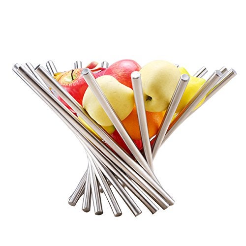 Unigift Creative Stainless Steel Rotation Fruit Bowl/Fruit Basket/Fruit Stand/Fruit Holder - Image 1