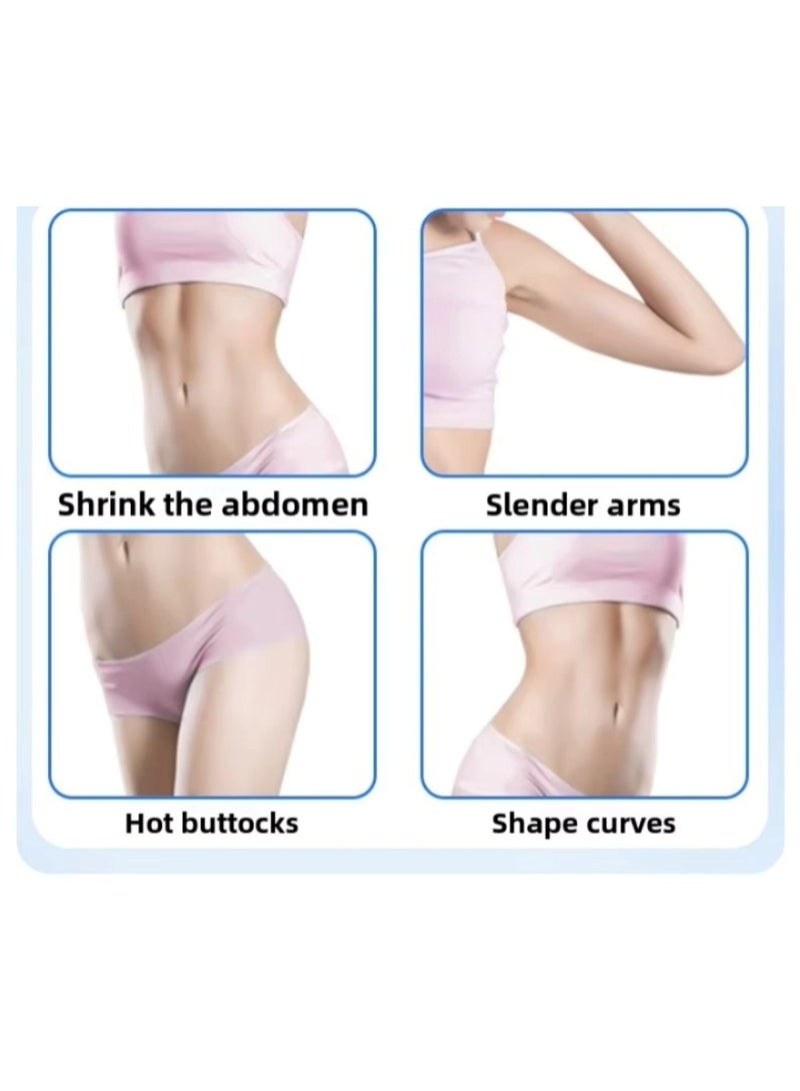 هويتك جهاز لف الخصر للاستخدام المنزلي مع مسند ذراع وضبط مقاومة بثلاث سرعات، أزرق - Image 4