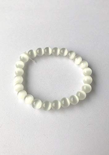 CRYSTALMIRACLE Powerful Selenite Beaded Round Bracelet Crystal Healing Fashion Jewelry Men Women Gift Handcrafted Accessory Wellness - Image 3