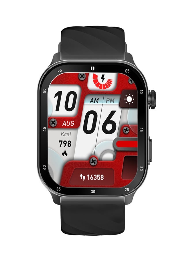 رولستيمي ساعة ذكية للرجال والنساء مع وظيفة بلوتوث ، 2.01 " شاشة تعمل باللمس ، واتساب رسالة تذكير ، ساعة ذكية عداد الخطى / رصد النوم ، آي بي 67 النشاط المقتفي لالروبوت دائرة الرقابة الداخلية - Image 1