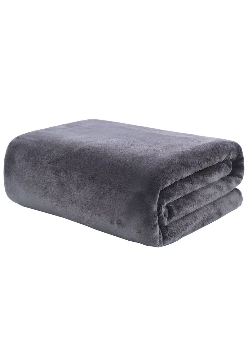 Fabienne Over-Sized Beach Towel 100x200cm Microfiber Extra Large Bath Sheet Pool Towel Yoga Towel Spa Towel Soft, High Absorption and Quick-Drying Grey  - Image 1