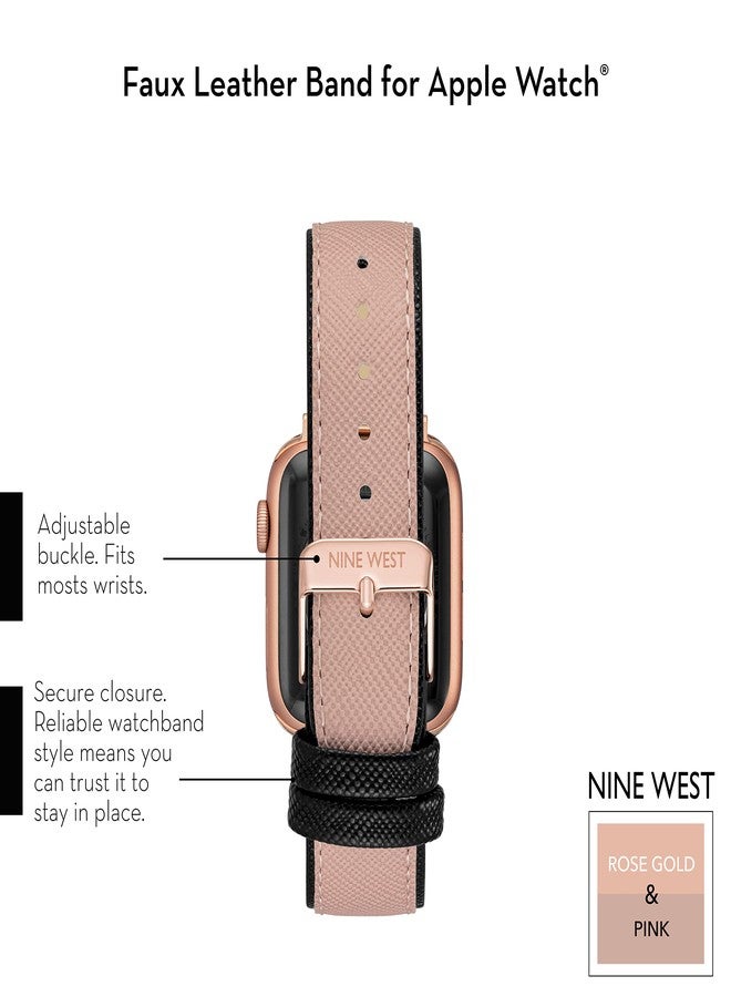 Nine West Fashion Strap Band for Apple Watch Secure, Adjustable, Apple Watch Band Replacement, Fits Most Wrists - Image 4