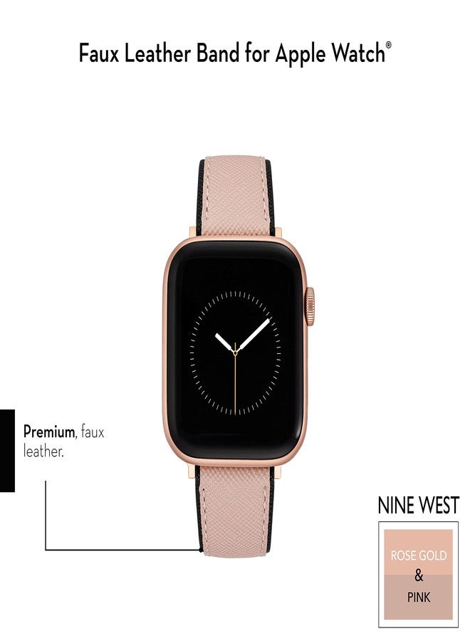 Nine West Fashion Strap Band for Apple Watch Secure, Adjustable, Apple Watch Band Replacement, Fits Most Wrists - Image 2