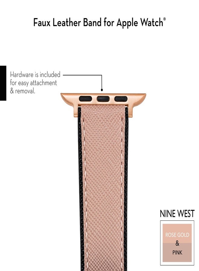 Nine West Fashion Strap Band for Apple Watch Secure, Adjustable, Apple Watch Band Replacement, Fits Most Wrists - Image 3