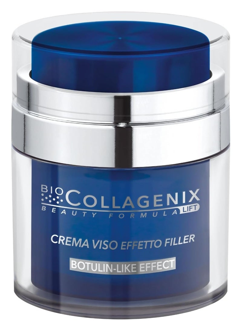 اي اس آي كريم ملء الوجه المضاد للشيخوخة - تأثير يشبه البوتولينوم مع الأرجيرلين والكولاجين البحري وحمض الهيالورونيك، 50 مل - يقلل التجاعيد ويشد البشرة ويرطبها ويفتحها، خفيف الوزن وغير دهني - Image 2