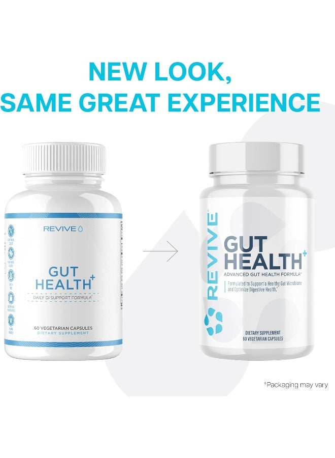 ريفايف جوت هيلث+ | تركيبة دعم يومي متقدمة للجهاز الهضمي | صحة هضمية مثالية وامتصاص مثالي للعناصر الغذائية | مزيج من البريبايوتكس والبروبيوتكس والإنزيمات الهاضمة | نباتي، خالٍ من الغلوتين | 60 كبسولة - Image 2
