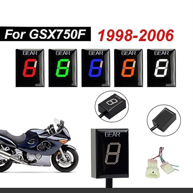 Wivplex 1-6 Gear Indicator for GSX750F - Image 5