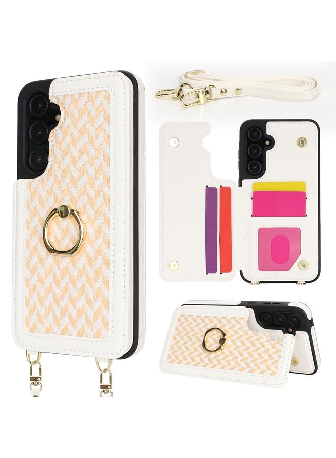 اس-توب جراب لهاتف Samsung Galaxy A55 5G / 4G مزود بفتحة بطاقة مزدوجة وغطاء كامل للهاتف مع حزام حول الجسم - Image 1