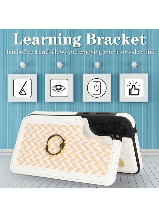 اس-توب جراب لهاتف Samsung Galaxy A55 5G / 4G مزود بفتحة بطاقة مزدوجة وغطاء كامل للهاتف مع حزام حول الجسم - Image 5