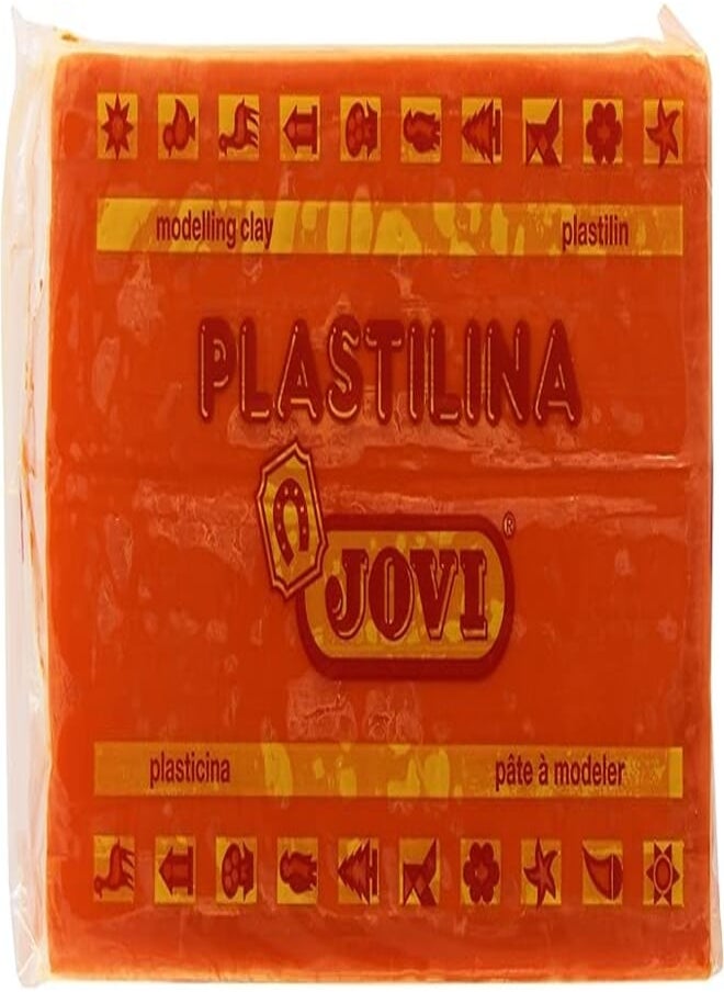 JOVI - Jovi plastilina modelling clay, 350 gm - orange - Image 1