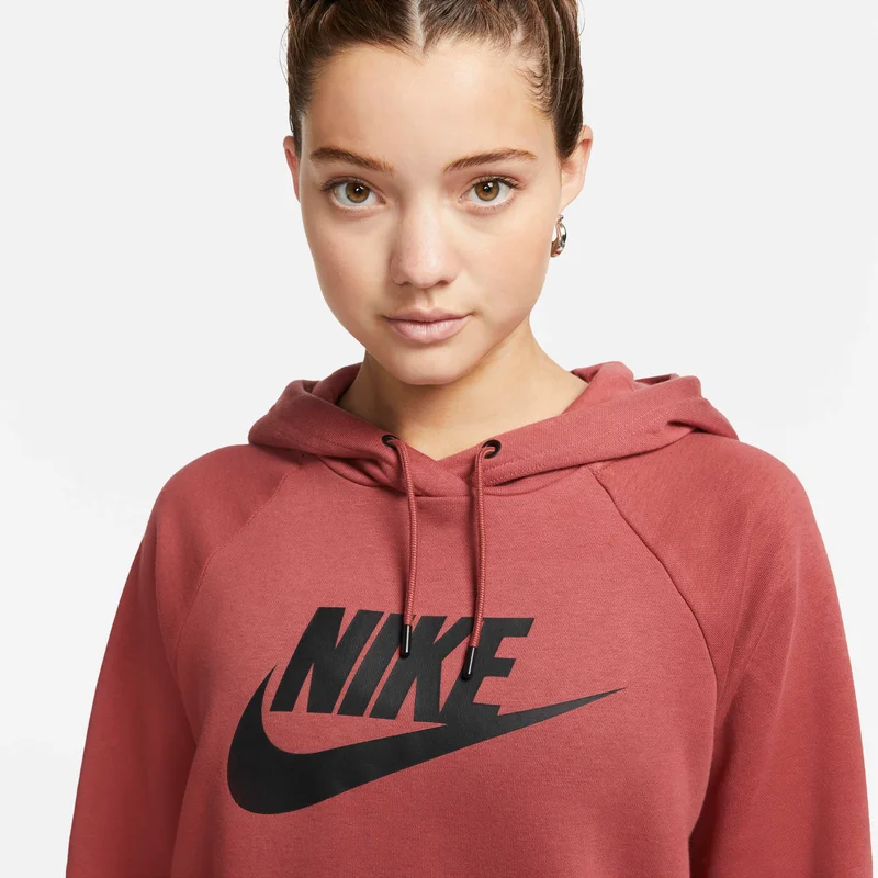 Nike Brown Women's Sportswear Essential Hoodie for Women | Best Price UAE