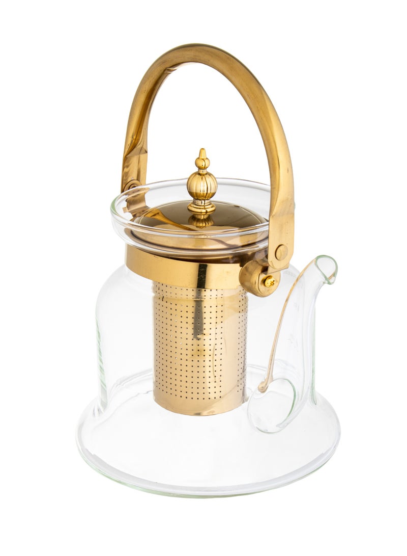 Safa Heat Resistant Glass Teapot With Removable Infuser 1200 ml  - Image 2