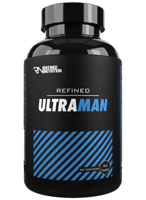 Refined Nutrition UltraMan, Increased energy levels, Physical and Mental Health, enhance Overall Health 60 Tablets