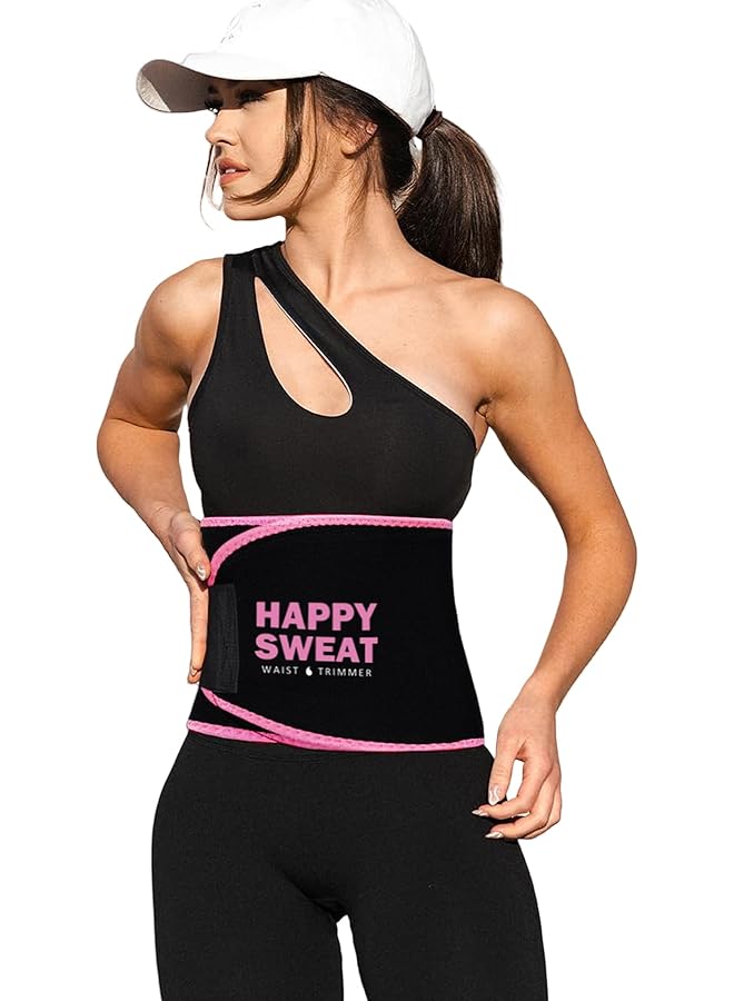 S-TOP Waist Trimmer Belt for Men & Women - Adjustable Sweat Belt for Weight Loss, Core Workouts, Running & CrossFit - Cushioned Neoprene Belly Band for Lower Back Support & Stomach Wrapping - Image 1