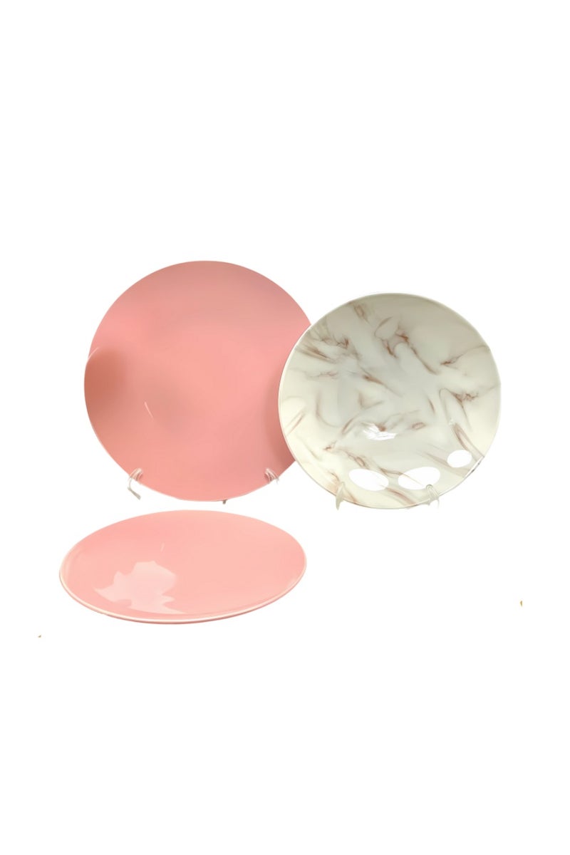 Lotus Fathi Mahmoud 18-Piece Porcelain Dinner Set - Rose 