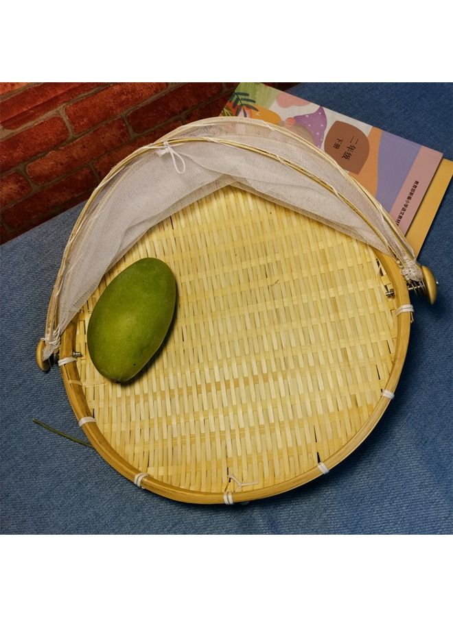 fashionhome Folding Meal Bamboo Cover With Base  - Image 2