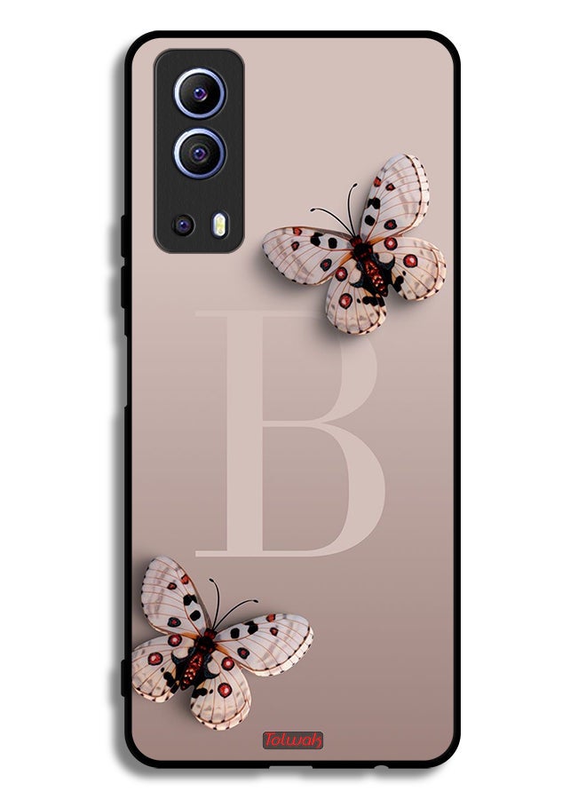 Tolwak Vivo Y72 5G Protective Case Cover B Butterflies - Image 2
