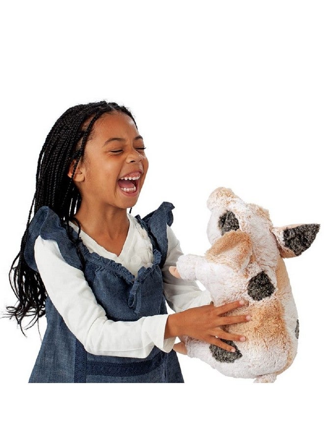 Folkmanis Grunting Pig Hand Puppet, Standard Packaging, Pink - Image 2