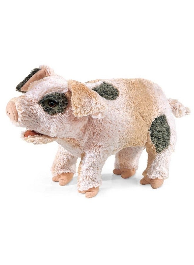Folkmanis Grunting Pig Hand Puppet, Standard Packaging, Pink - Image 1