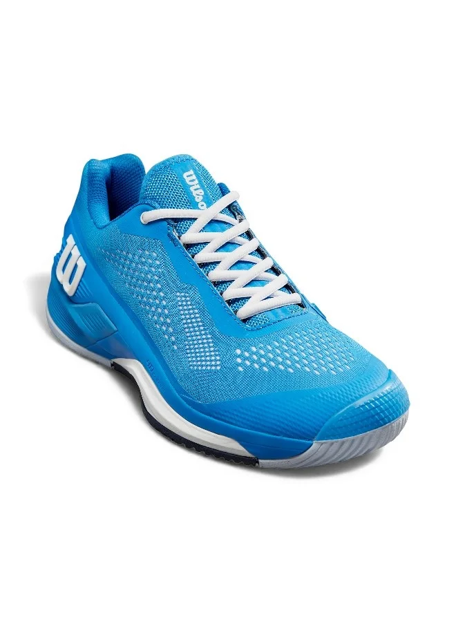 ويلسون حذاء تنس للجنسين راش برو 4.0 باللون الأزرق الفرنسي