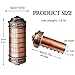 LJOYKID Unique Cryptex Da Vinci Code Mini Cryptex Lock Puzzle Boxes with Hidden Compartments Heavy Real Metal Novelty Birthday Big Enough for NotesPaper MoneyRingsJewelry red Bronze - Image 3