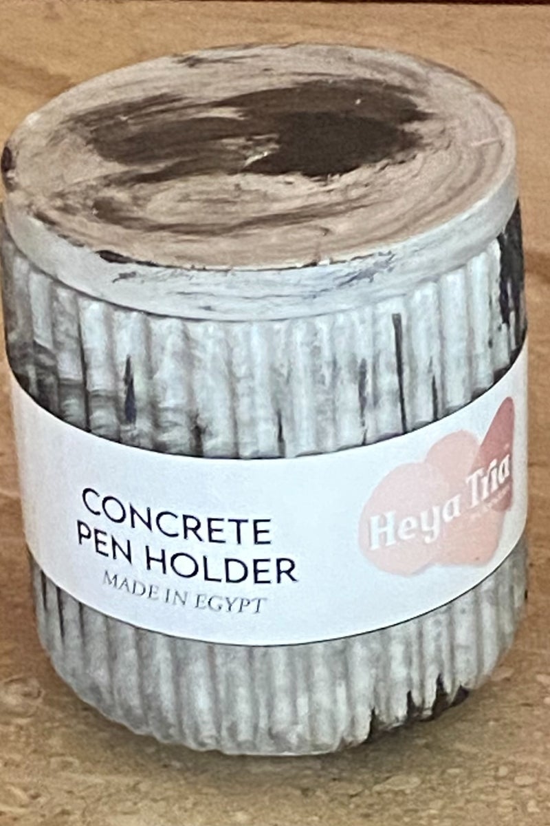 Heya Tria Concrete pen holder- marble black - Image 1