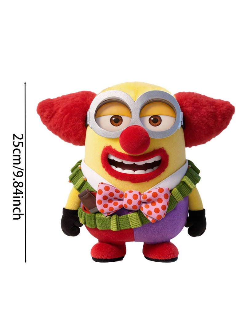 Minions Clown Plush Doll Despicable Me Cute Clown Outfit Stuffed Toy Fan Collectible Decor Gift - Image 4