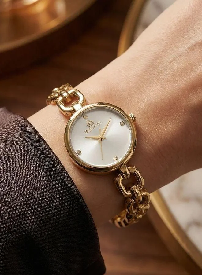 BIGOTTI Bigotti - Raffinato Women Watch | Stainless SteelBrass Case | Analog | Round Dial | Mineral Glass | Japanese Quartz | Water Resistant 30 Meters