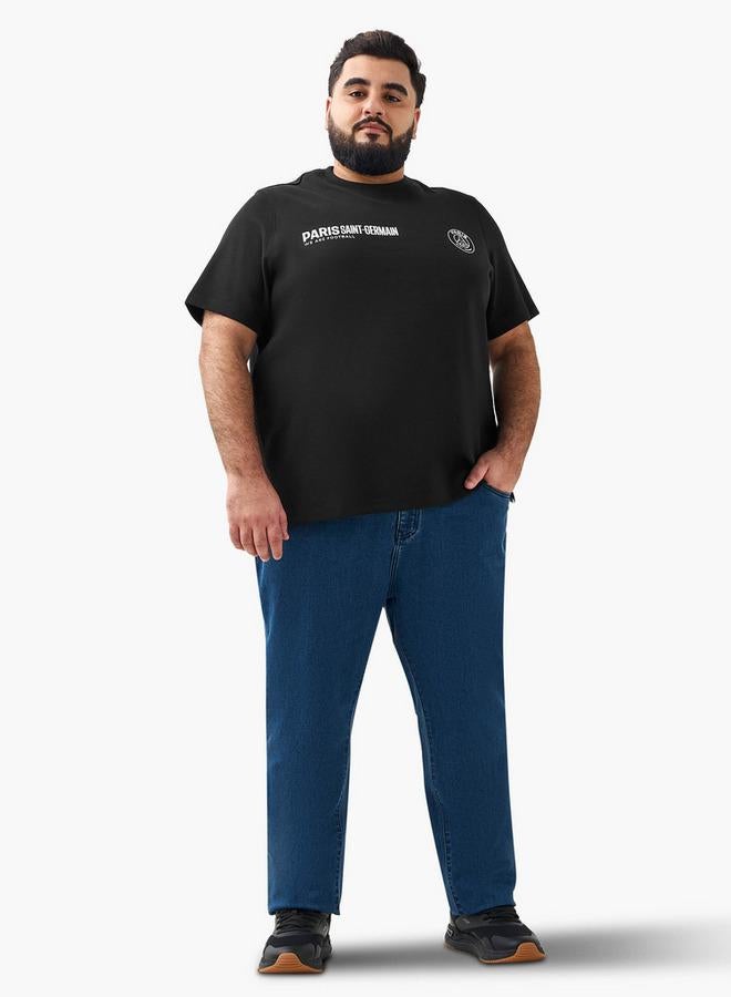 Maxim Men Regular Fit Crew Neck Short Sleeve Paris Saint-Germain Print T-shirt - Image 2