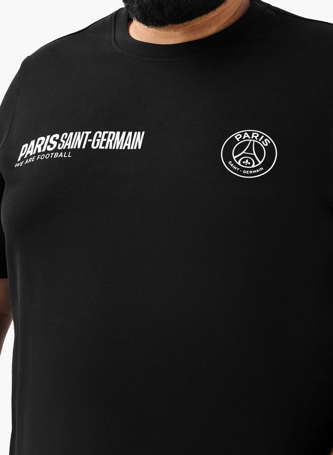 Maxim Men Regular Fit Crew Neck Short Sleeve Paris Saint Germain Print T shirt - Image 4