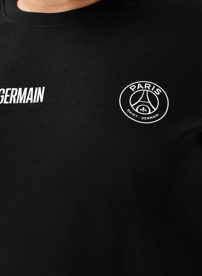 Maxim Men Regular Fit Crew Neck Short Sleeve Paris Saint Germain Print T shirt - Image 5