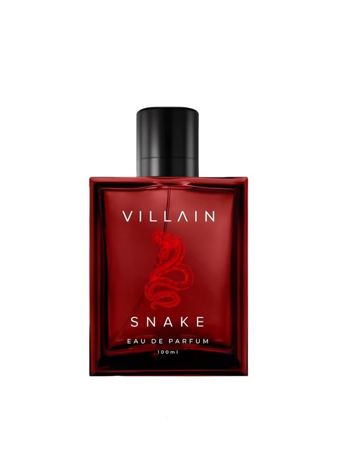 VILLAIN - Snake EDP, Long Lasting Perfume for Men, 100ml - Image 1
