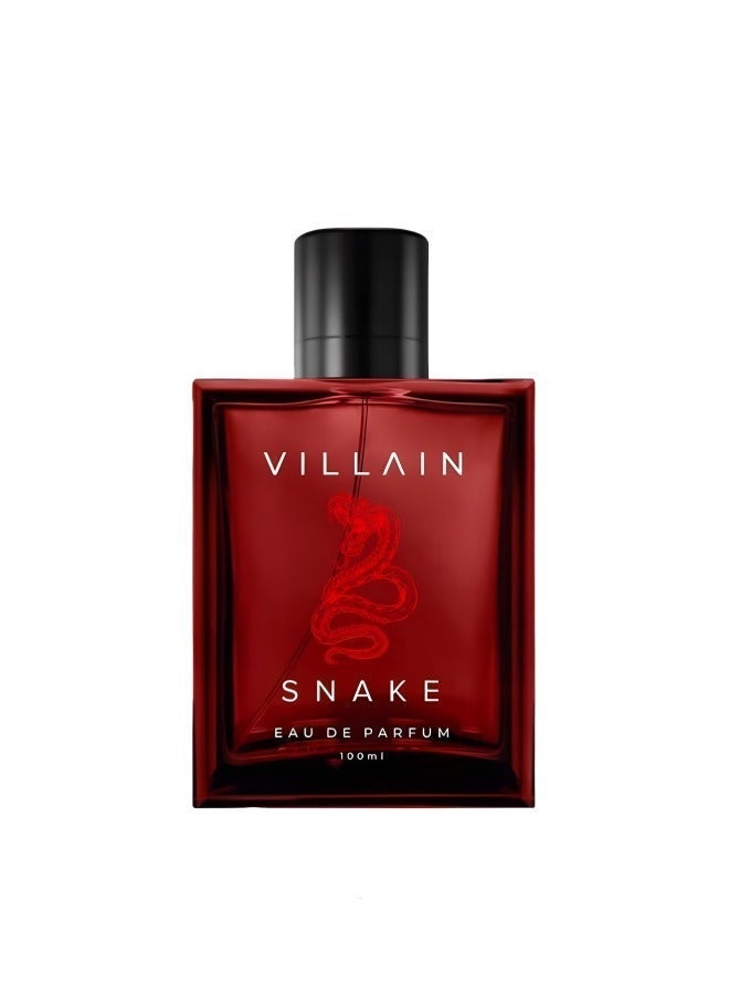 VILLAIN Snake EDP, Long Lasting Perfume for Men, 100ml - Image 4