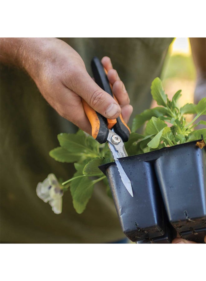 Fiskars Multi-Purpose Soft-Grip Garden Snip with Sheath Orange and Black 3.81 x 11.43 x 29.21 cm 9181207 - Image 5