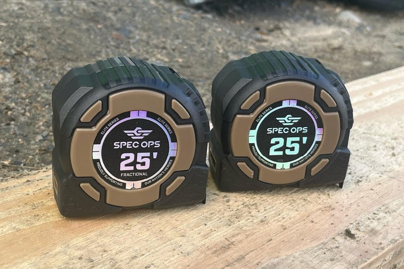 Spec-Ops Spec Ops Tools 25-Foot Elite Series Magnetic Tape Measure, 1 1/4" Double-Sided Blade, Includes Fractional Markings, 12 Feet of Stand Out, Military-Grade Composite Case, 3% Donated to Veterans - Image 5