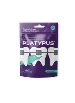 Platypus Platypus Orthodontic Flossers for Braces 30 count Pack of 1 Ortho Picks for Adults  Kids Fits Under Arch Wire NonDamaging Encourage Flossing Habits 