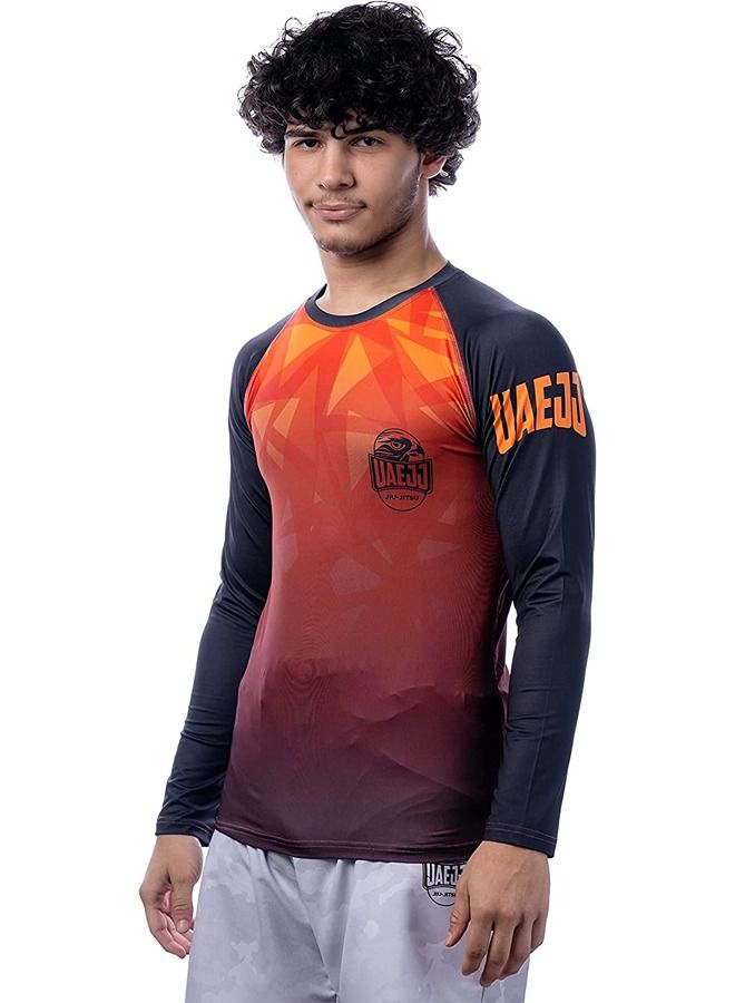 UAEJJ Jiu Jitsu Long Sleeve Rash Guard For Kids - Image 3