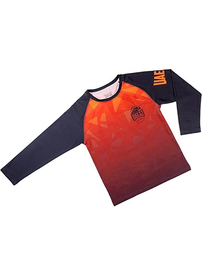 UAEJJ Jiu Jitsu Long Sleeve Rash Guard For Kids - Image 2