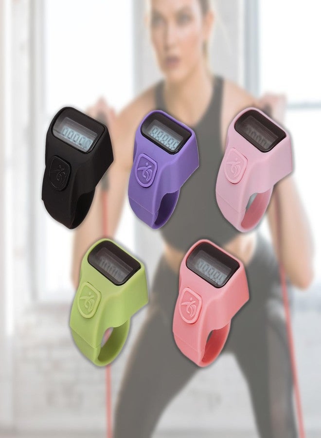 Sakar Electronic Finger Counter Number Counter 5-Digital Counters Clickers Number Count LCD Digital Display for Knitting - Image 3