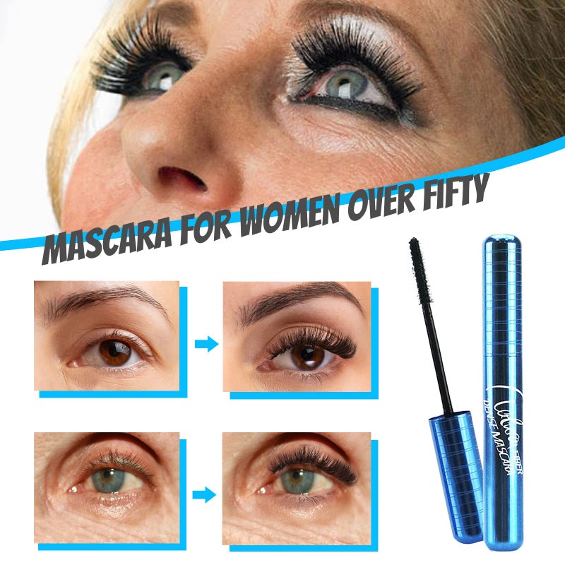 dootdott Mascara for Older Women 60 Plus, Mascara for Seniors with Thinning Lashes, Hypoallergenic Sensitive Eyes, Black Volume and Length, Waterproof Smudge Proof(1pc) - Image 3
